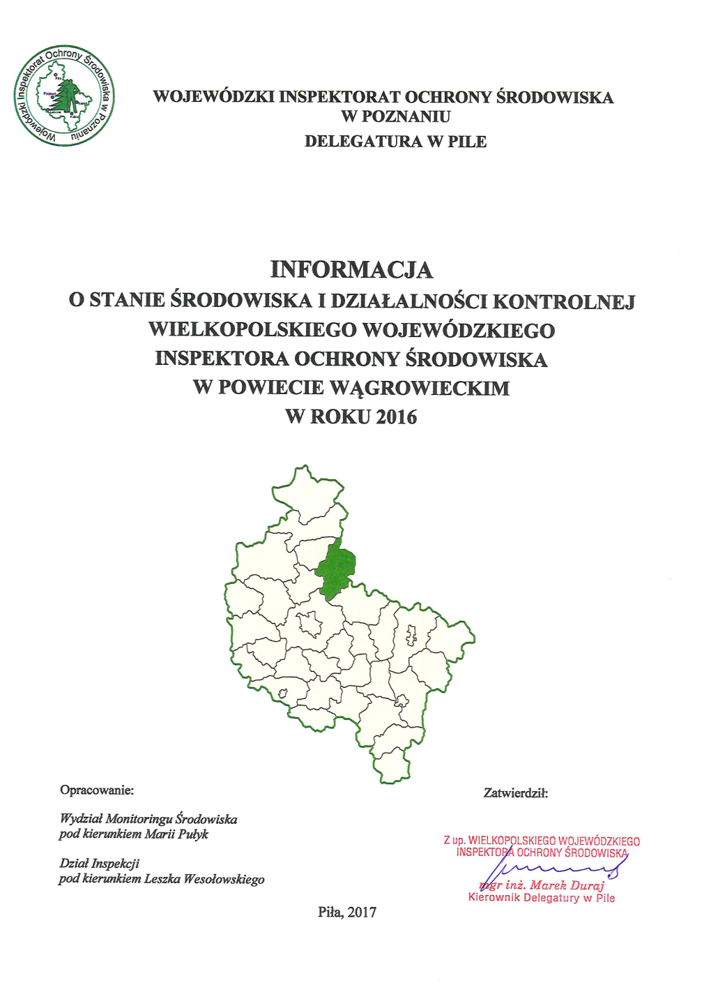 3.2. Monitoring Jakości Wód Podziemnych