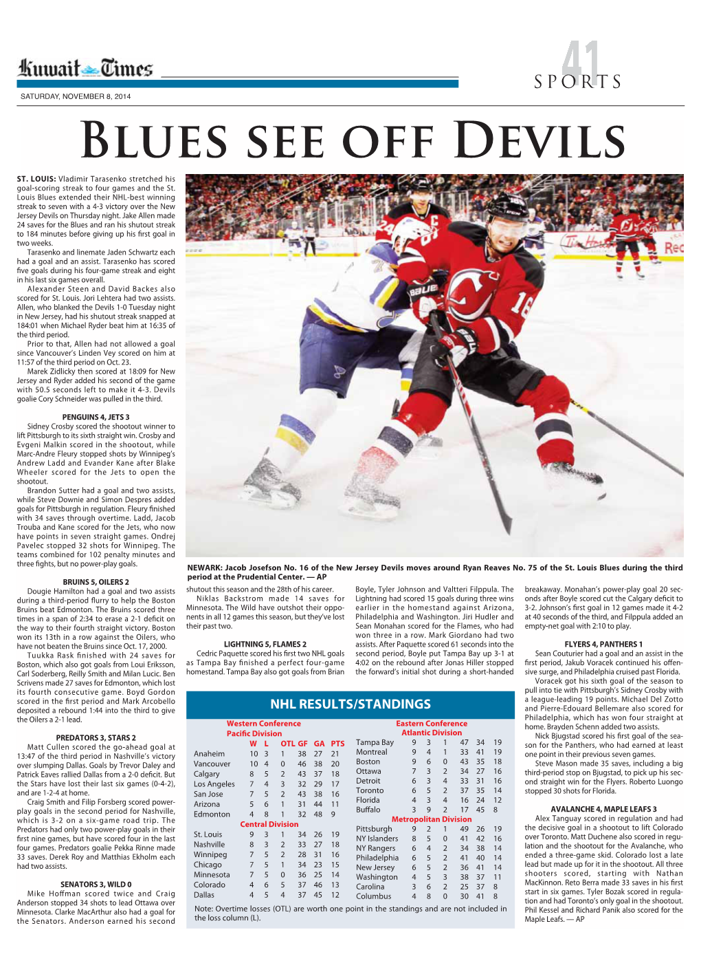 Blues See Off Devils