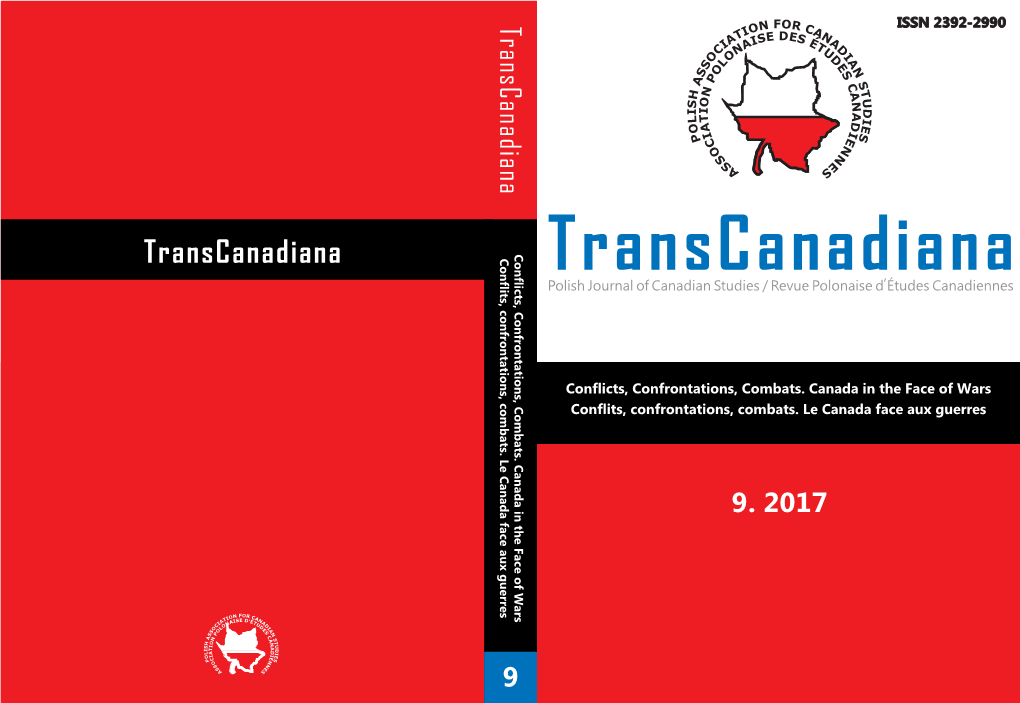 Transcanadiana ISSN 2392-2990 Conflicts, Confrontations, Combats