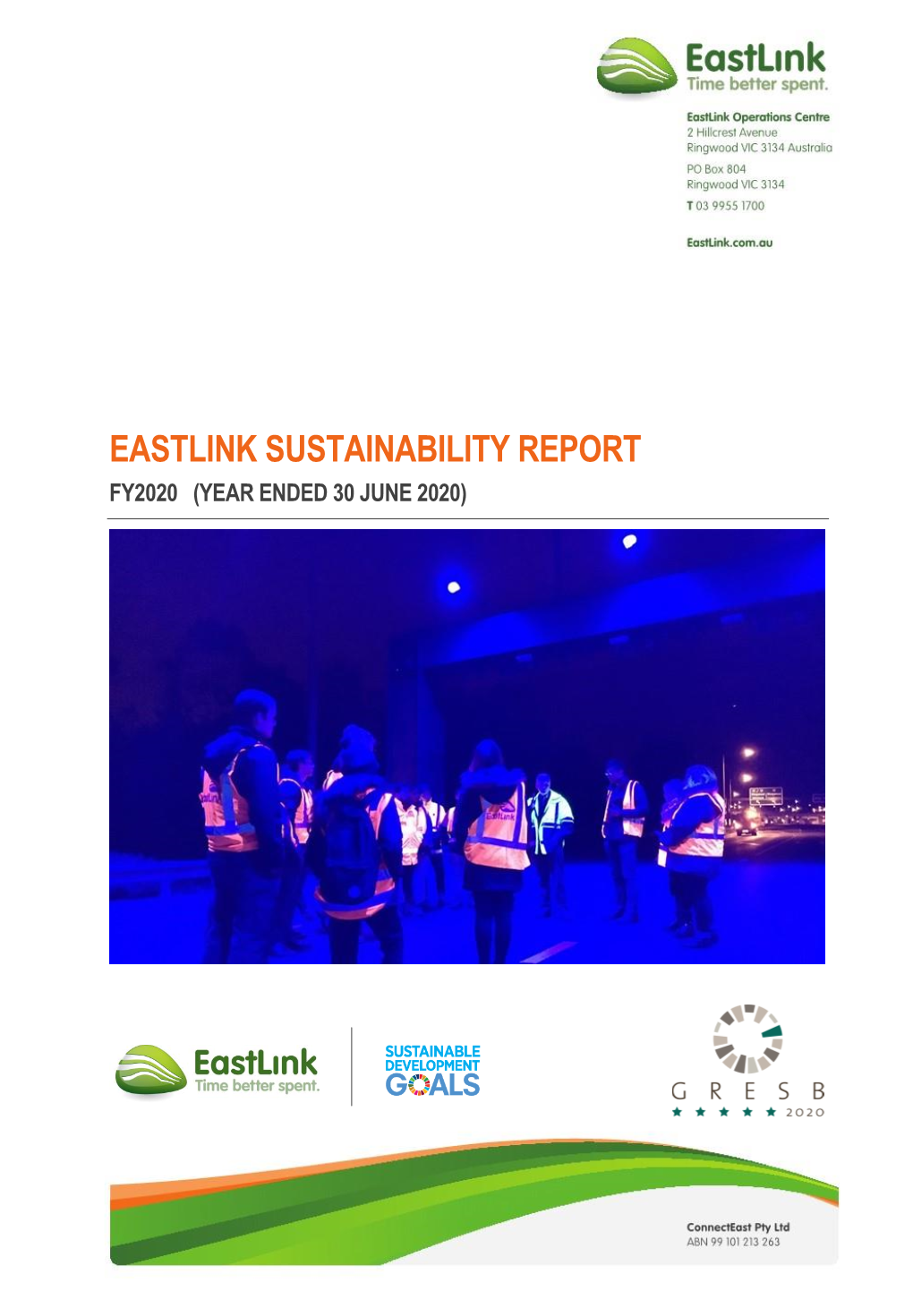 Eastlink Sustainability Report FY2020”) Results