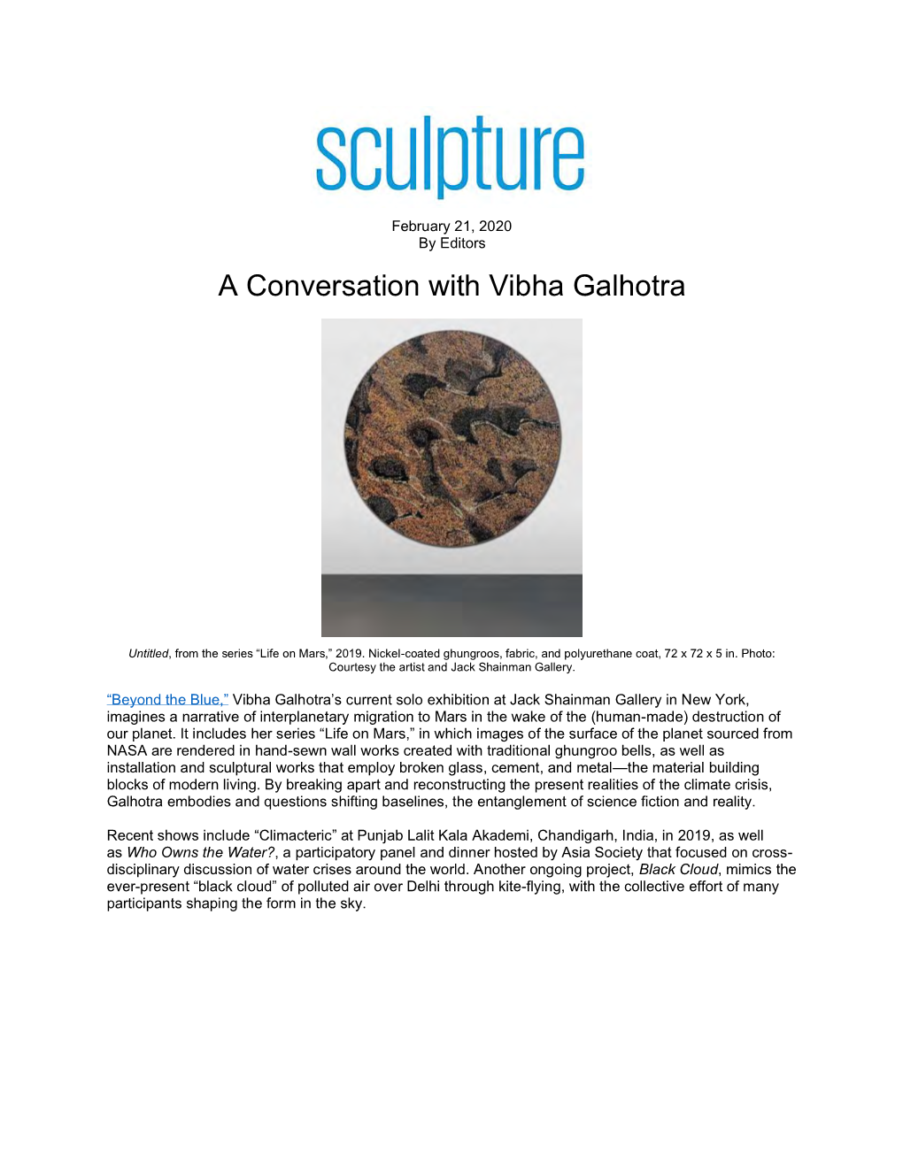 A Conversation with Vibha Galhotra