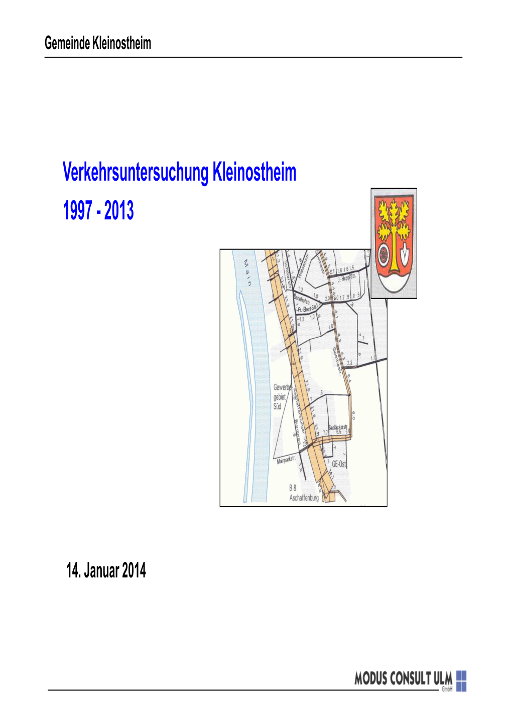 VU Kleinostheim Präsentation 14.01.2014