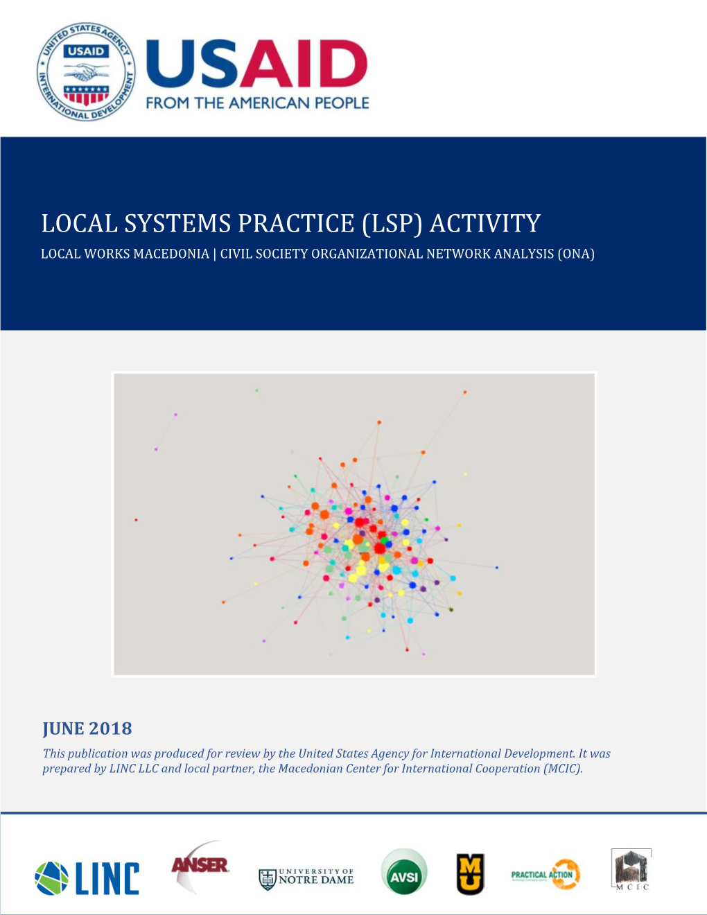 Lsp) Activity Local Works Macedonia | Civil Society Organizational Network Analysis (Ona)