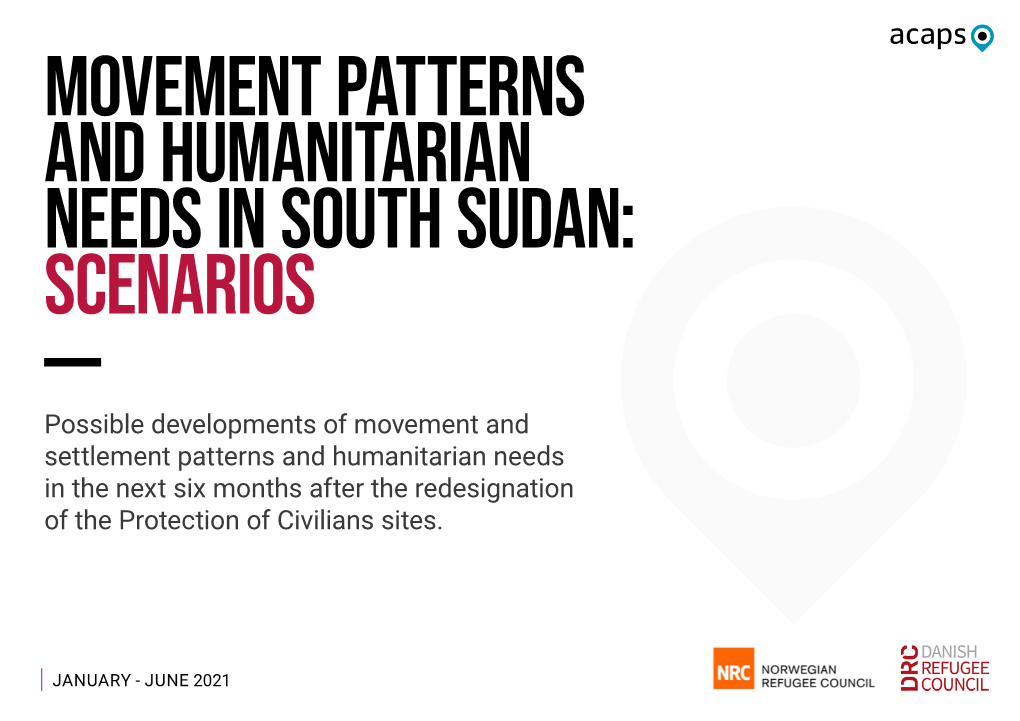 South Sudan Scenarios: Movement Patterns and Humanitarian Needs