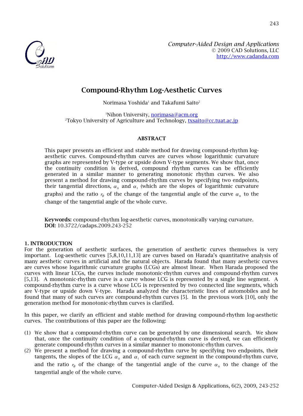 Compound-Rhythm Log-Aesthetic Curves