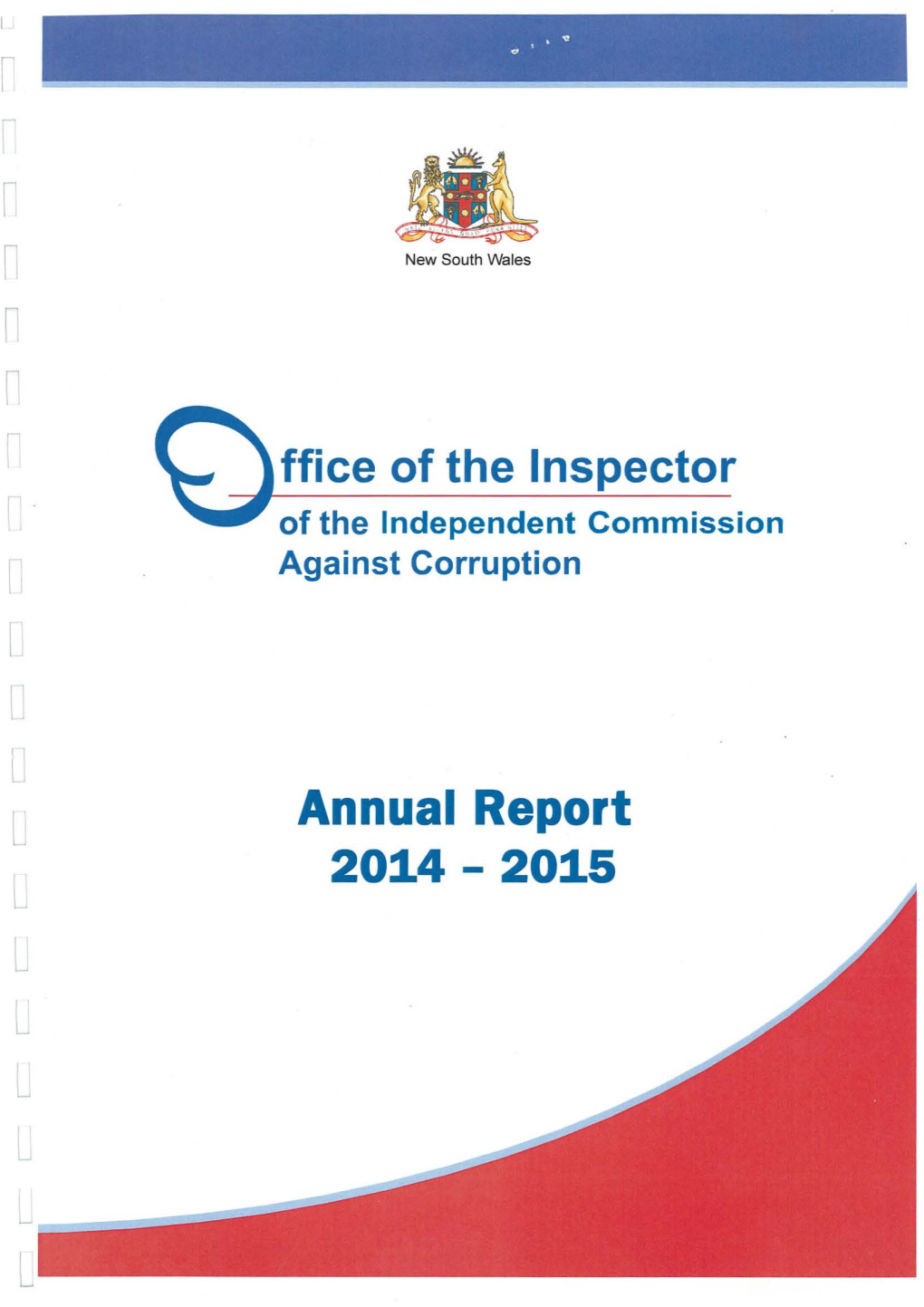 I Annual Report 2014-2015