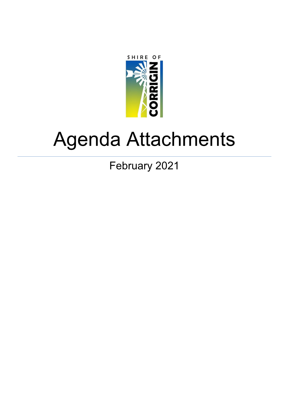 Agenda Attachments