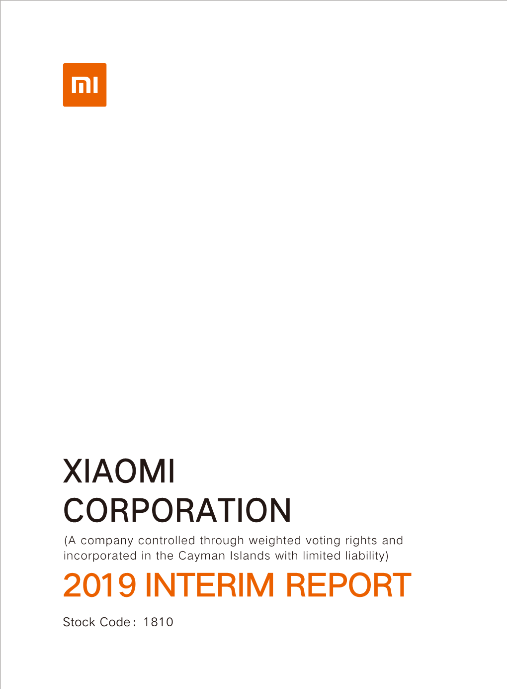 2019 Interim Report
