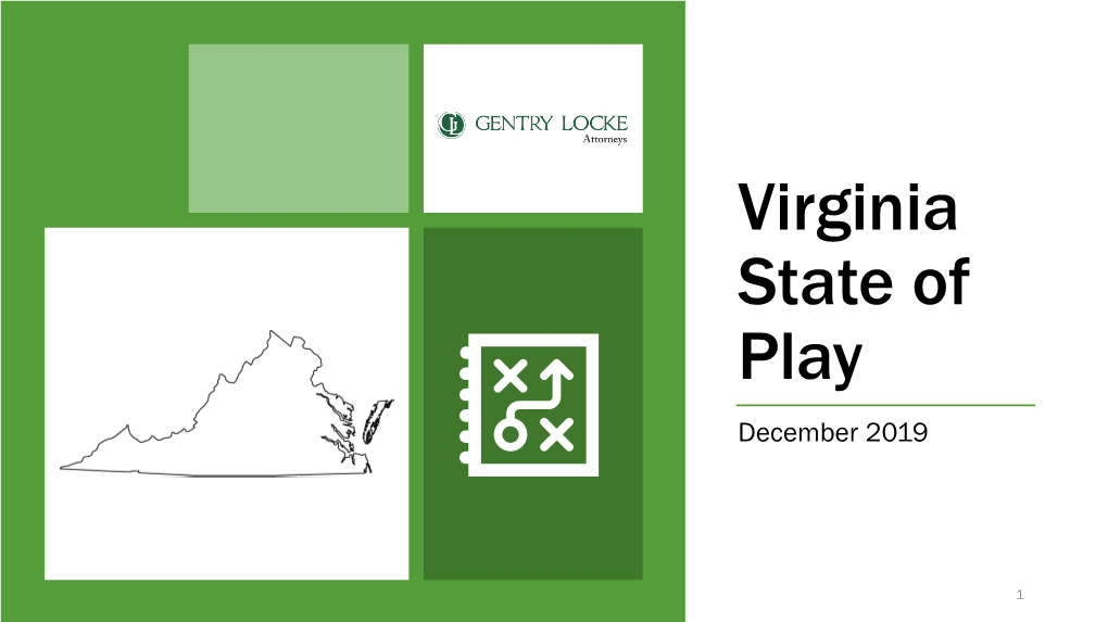 Virginia State of Play December 2019