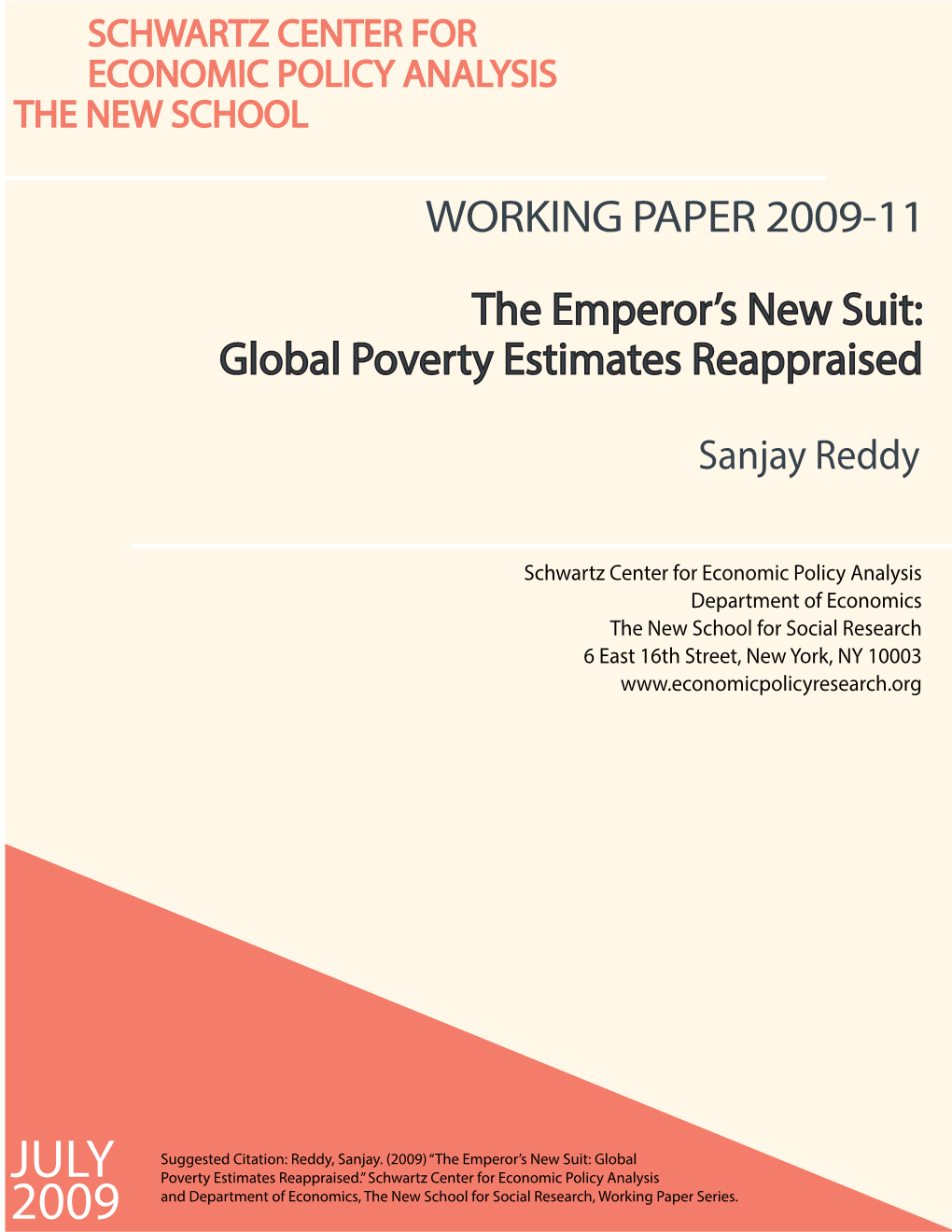 The Emperor's New Suit: Global Poverty Estimates Reappraised