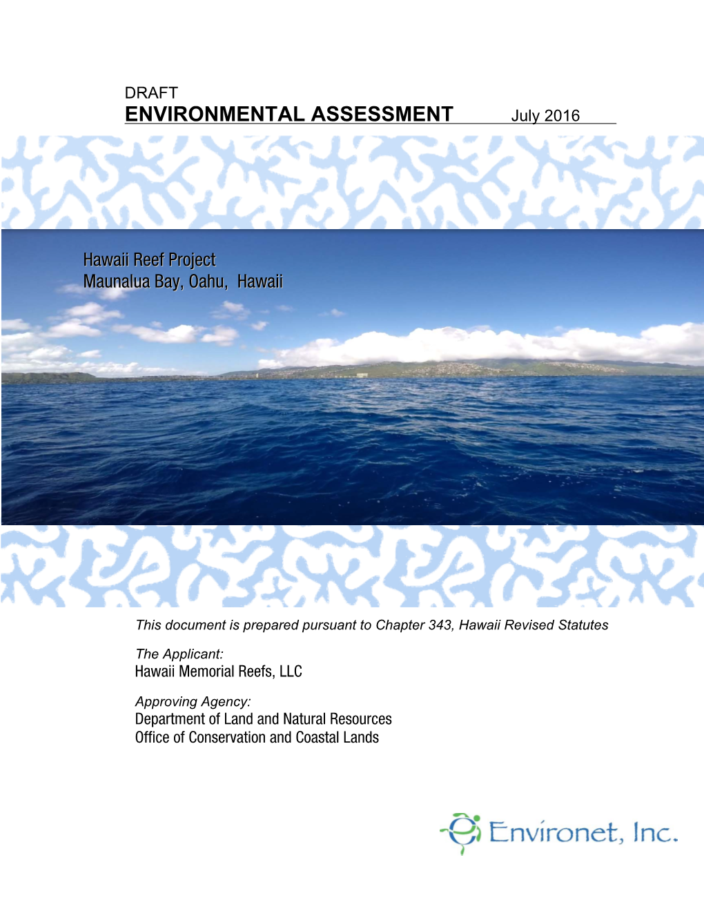 ENVIRONMENTAL ASSESSMENT July 2016