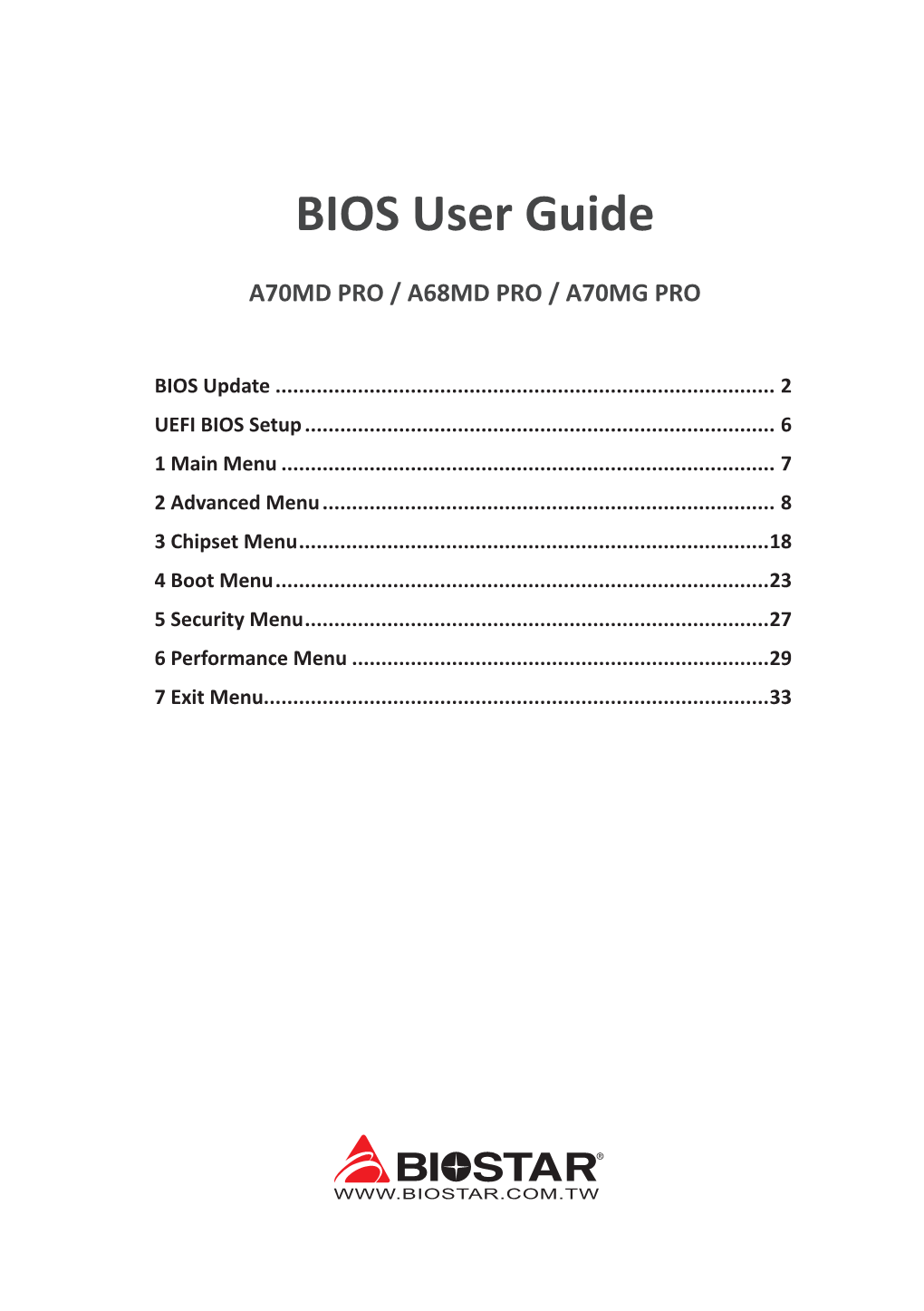 BIOS User Guide