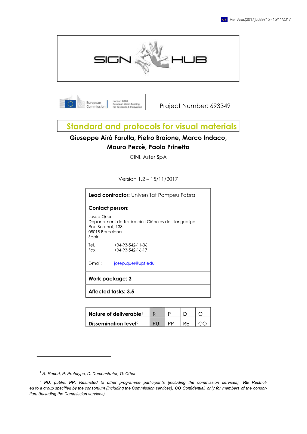 Standards and Protocols for Visual Materials