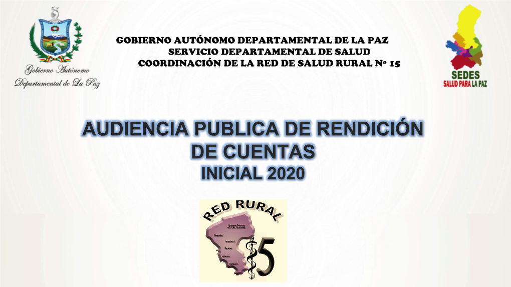 Red Rural Nº 15 Audiencia Publica Inicial 2020