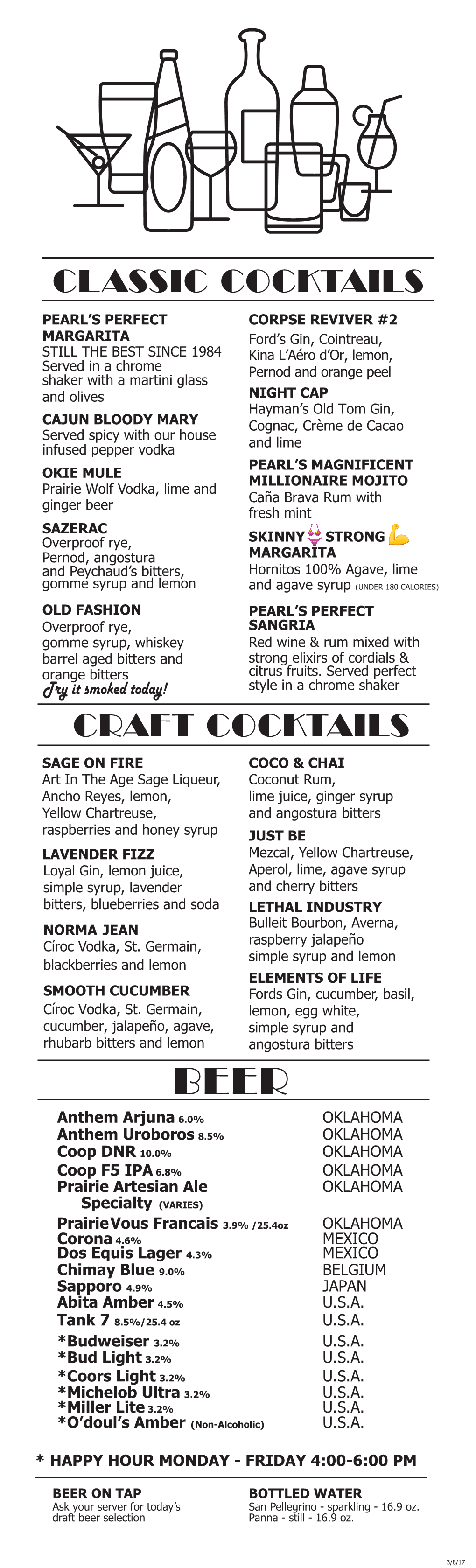 Craft Cocktails Classic Cocktails