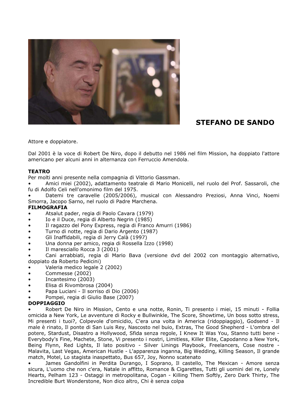 Stefano De Sando
