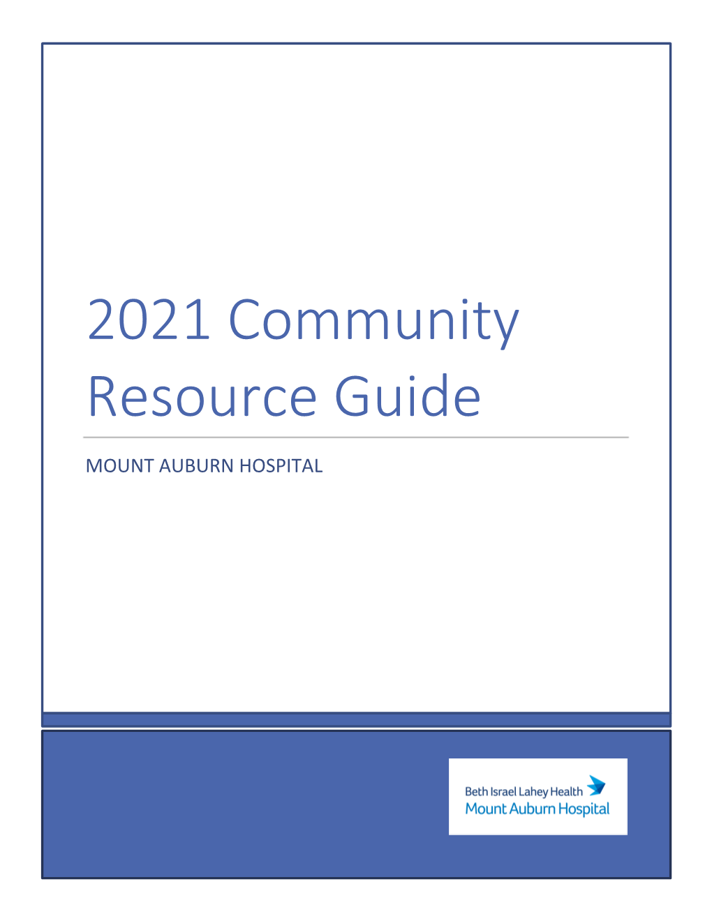 2021 Community Resource Guide