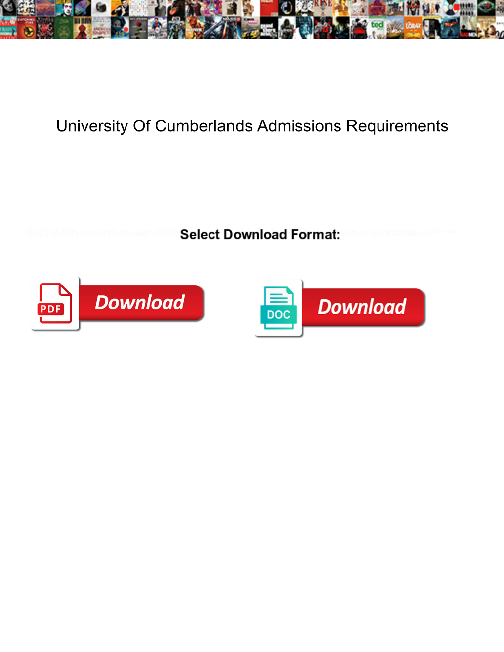 University of Cumberlands Admissions Requirements