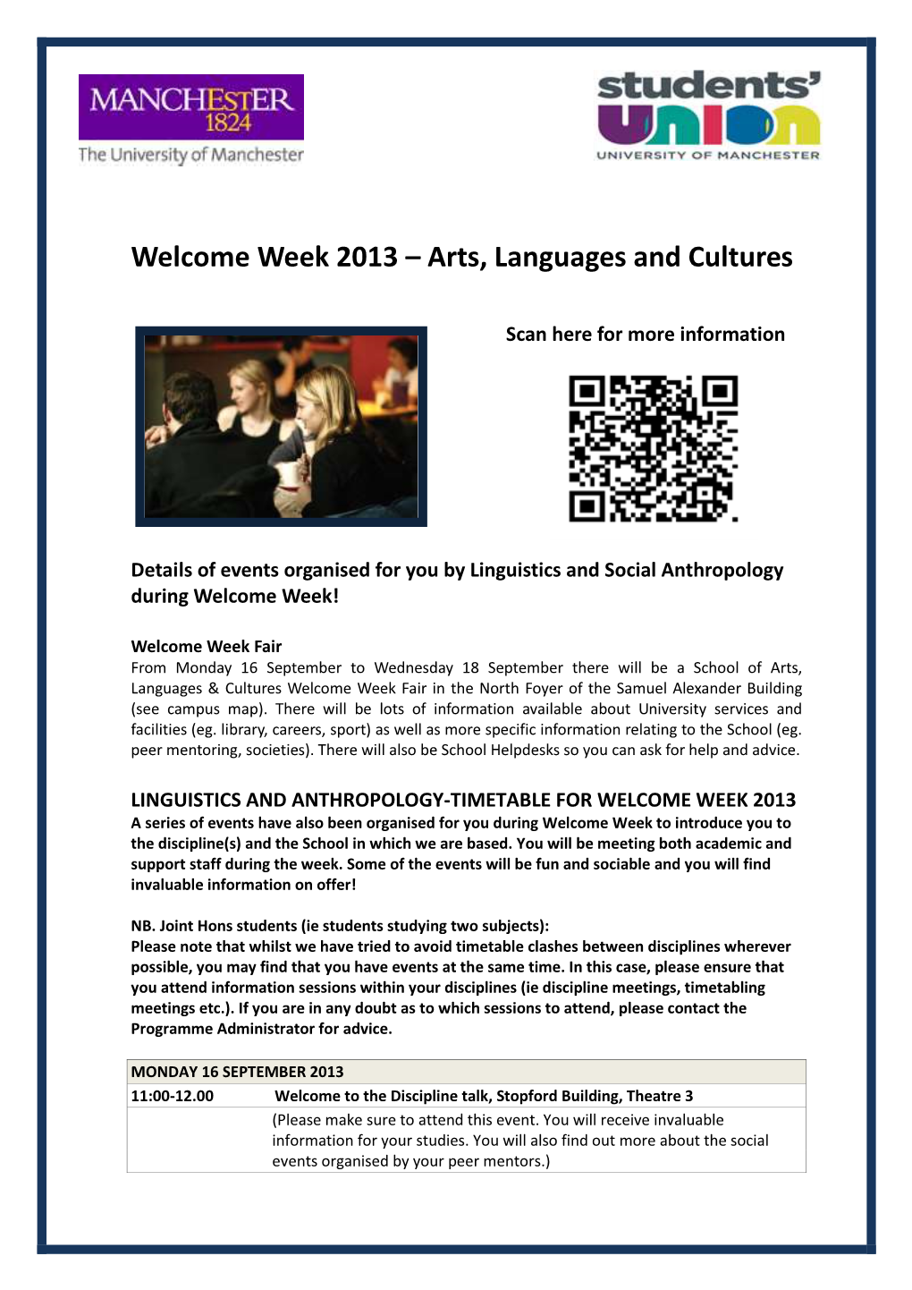 Arts, Languages and Cultures