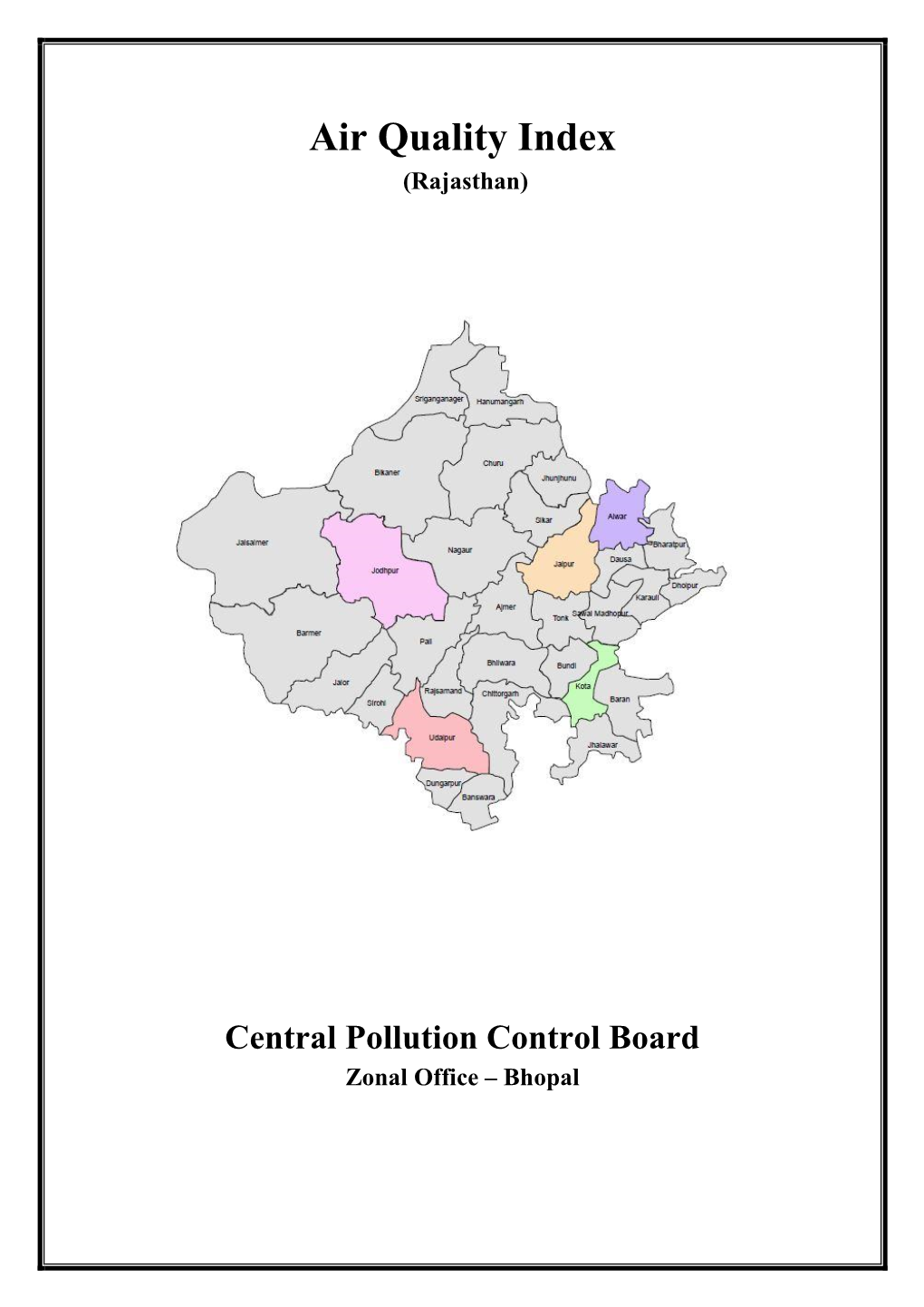 Air Quality Index (Rajasthan)