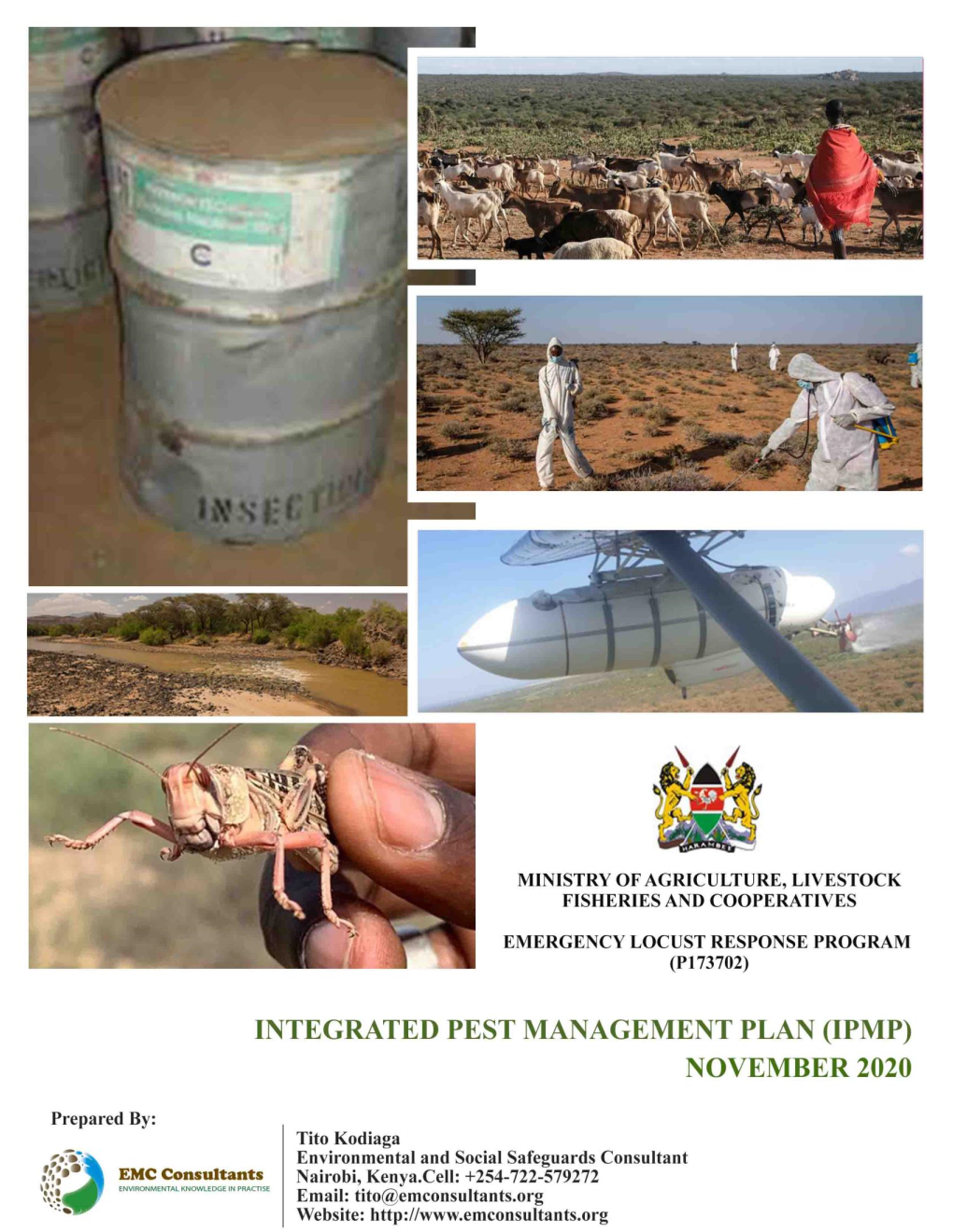 ELRP-Integrated Pest Management Plan – IPMP-Component 1 1