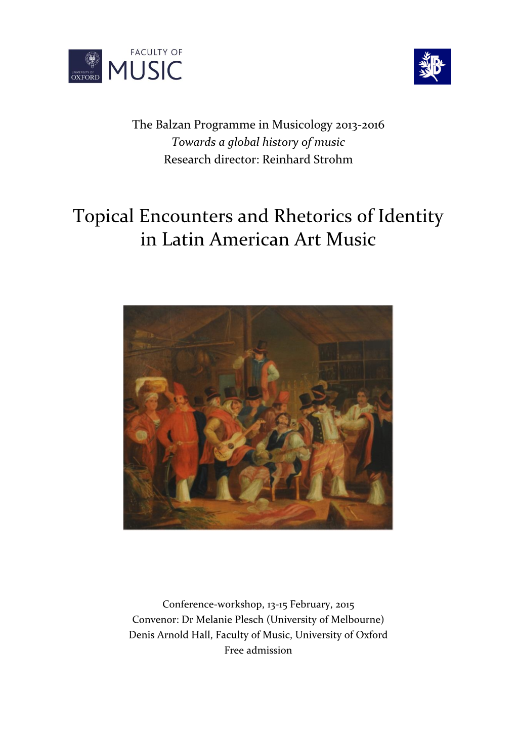 Topical Encounters and Rhetorics of Identity in Latin American Art Music