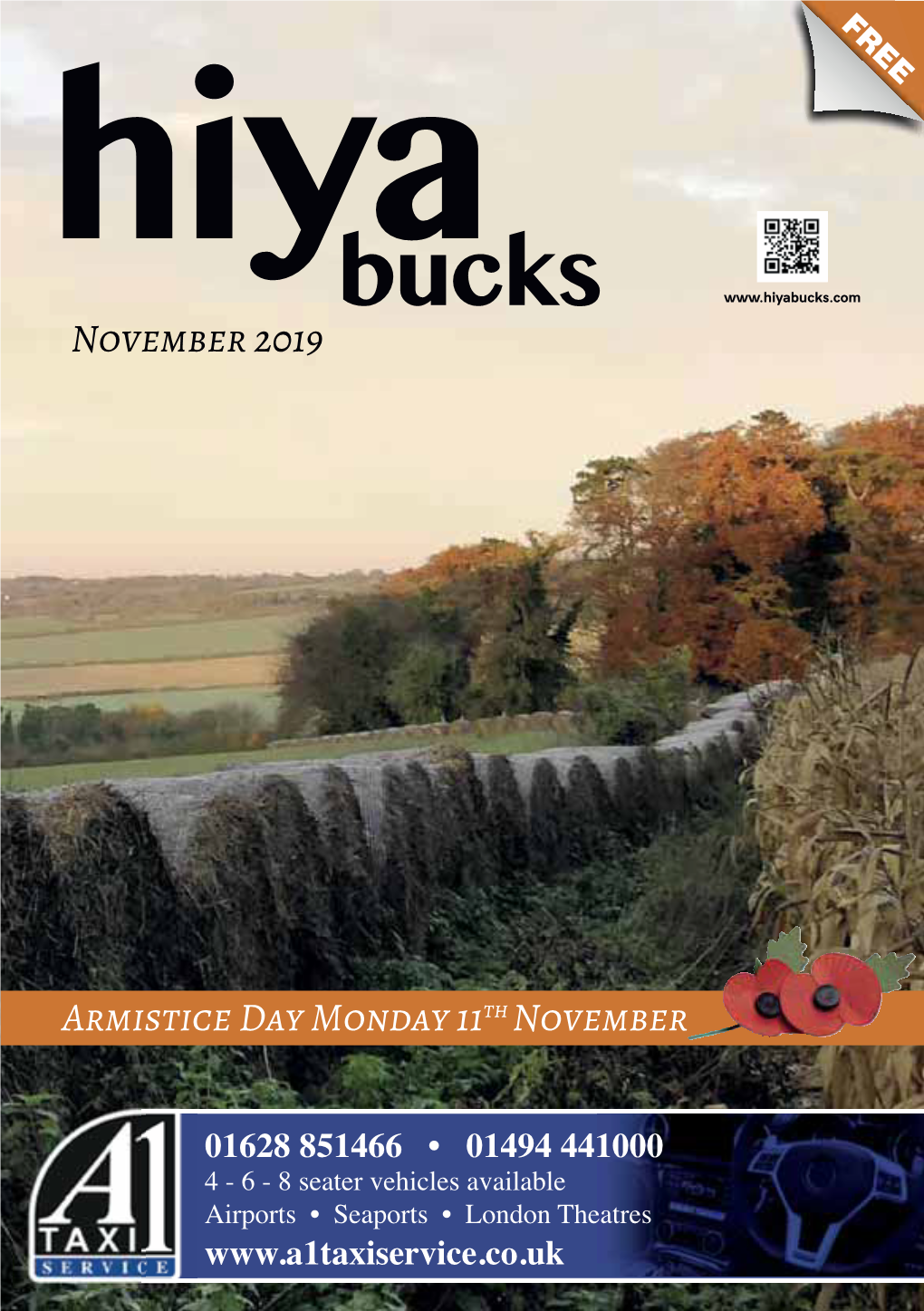 November 2019 Armistice Day Monday 11Th November