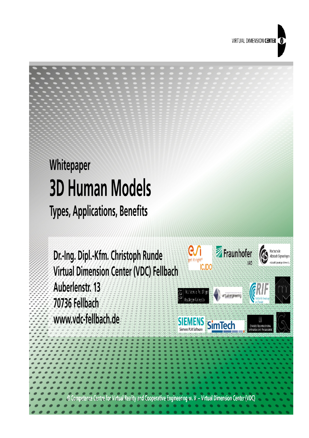 3D Human Models Types, Applications, Benefits