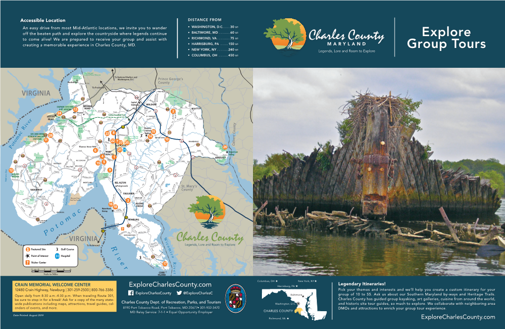 Charles County Group Tour Profile Sheet