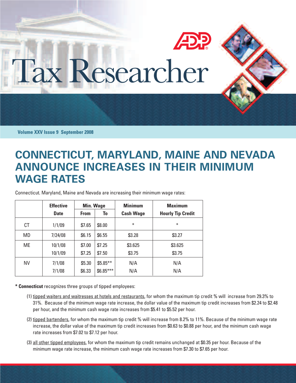 City of Philadelphia, Pa Reduces Local Wage Tax Rates
