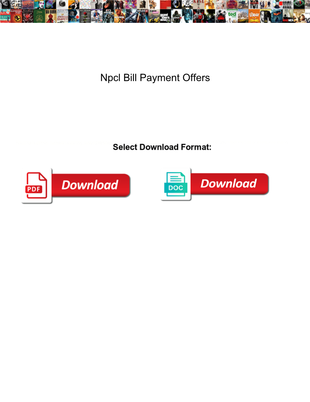 Npcl Bill Payment Offers