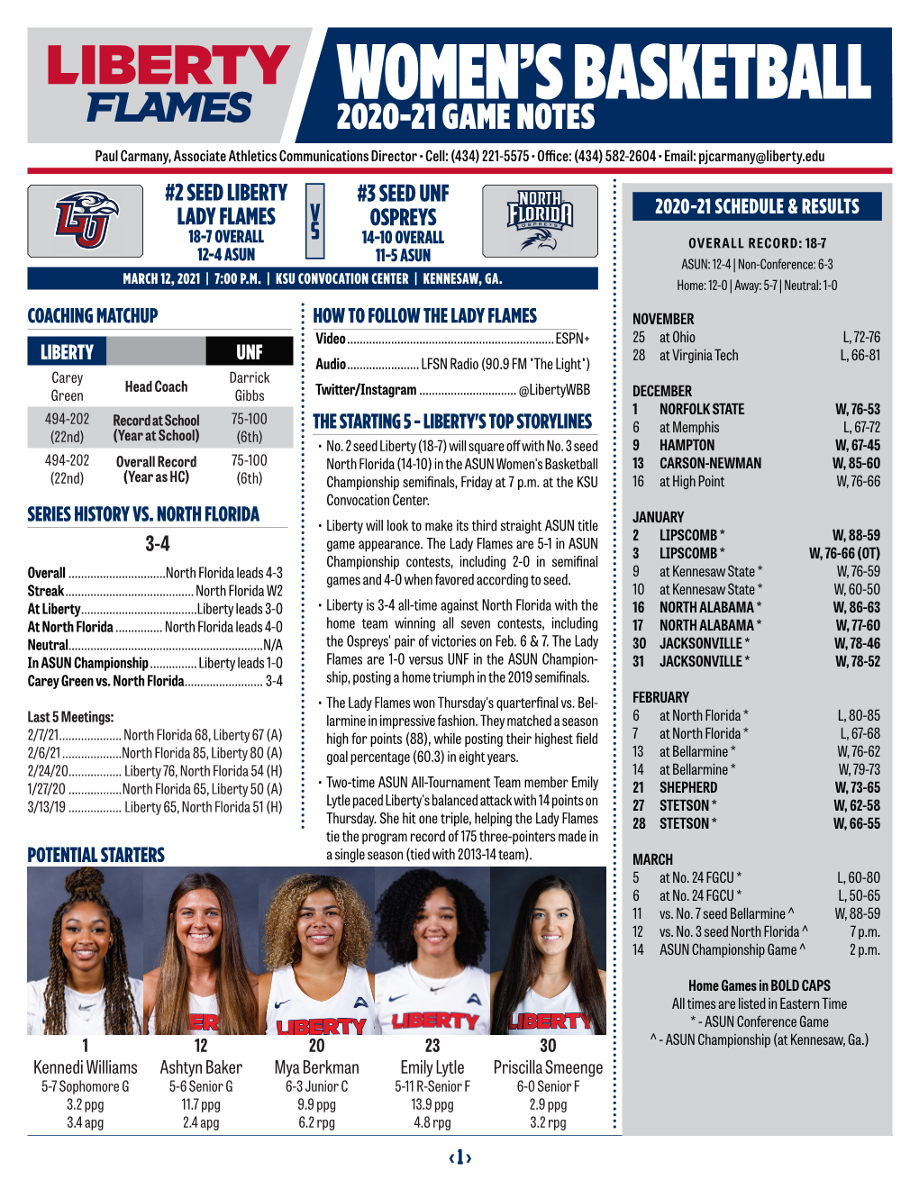 2020-21 Women's Basketball Game Notes 18