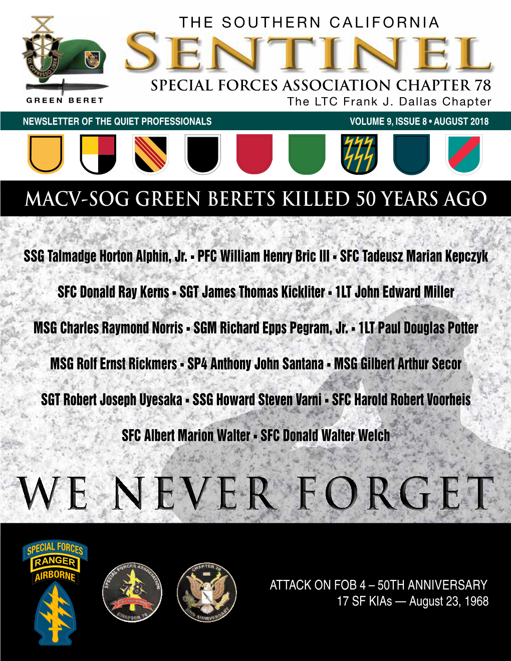 Macv-Sog Green Berets Killed 50 Years Ago