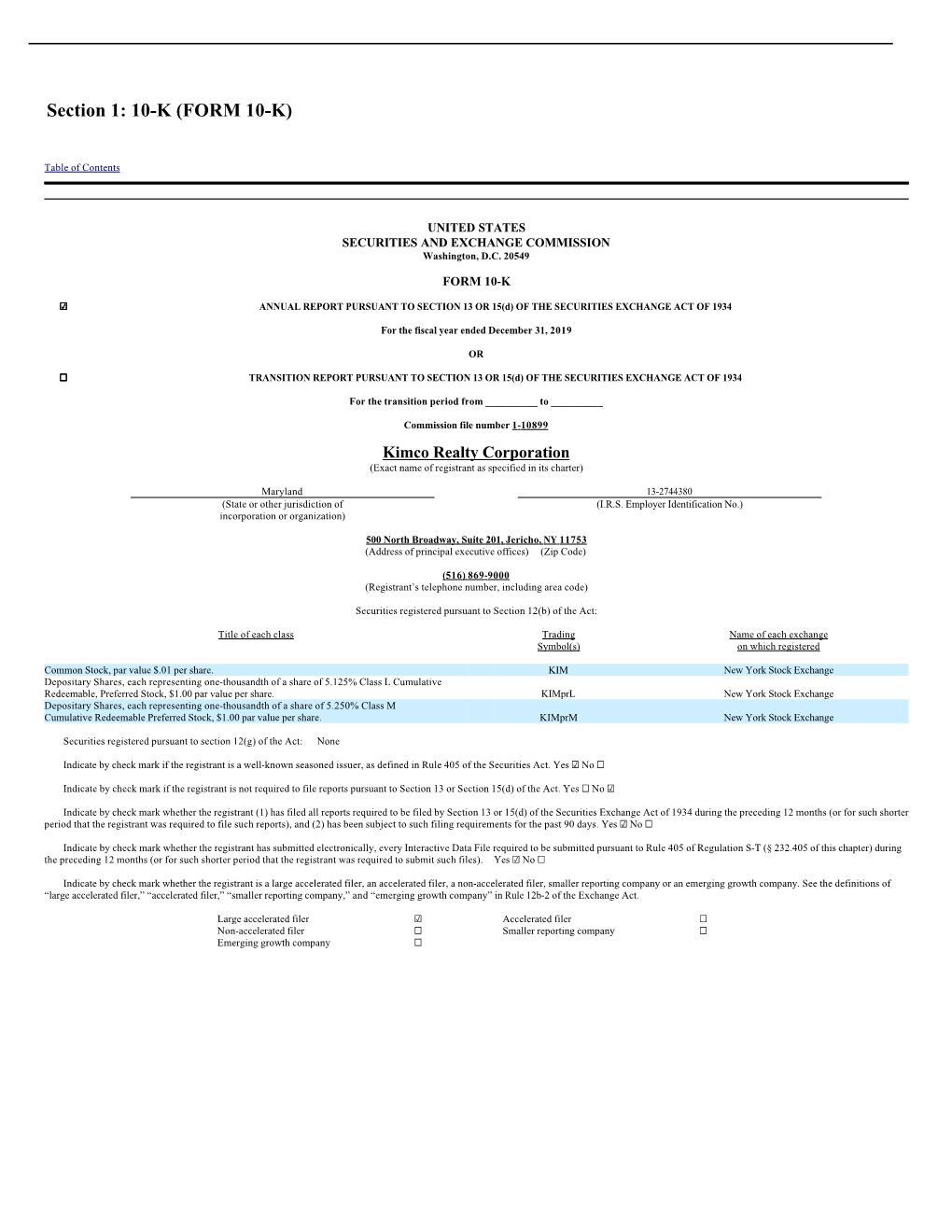 Section 1: 10-K (FORM 10-K)