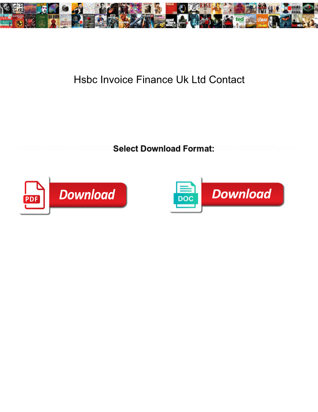 Hsbc Invoice Finance Uk Ltd Contact