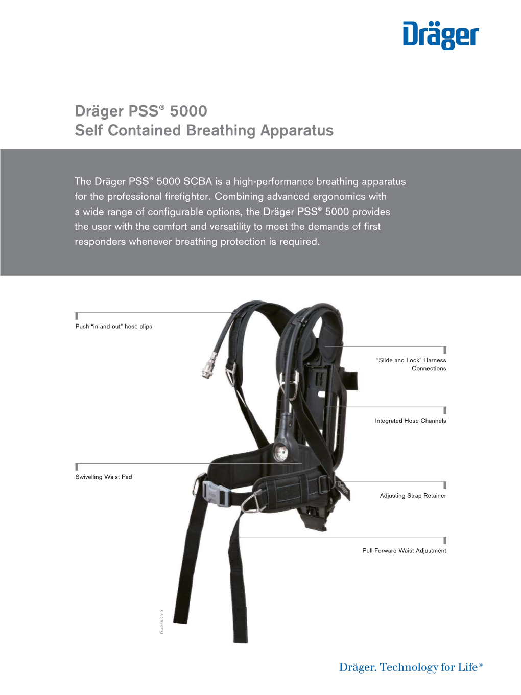 Dräger PSS® 5000 Self Contained Breathing Apparatus