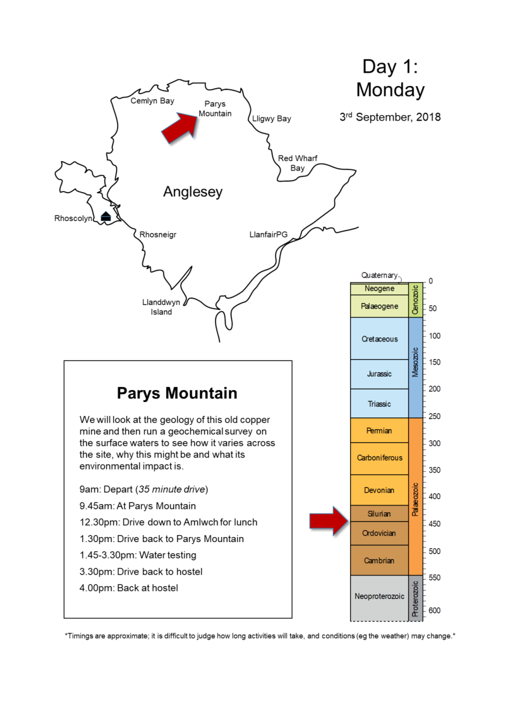 Access Anglesey Geological Field Trip