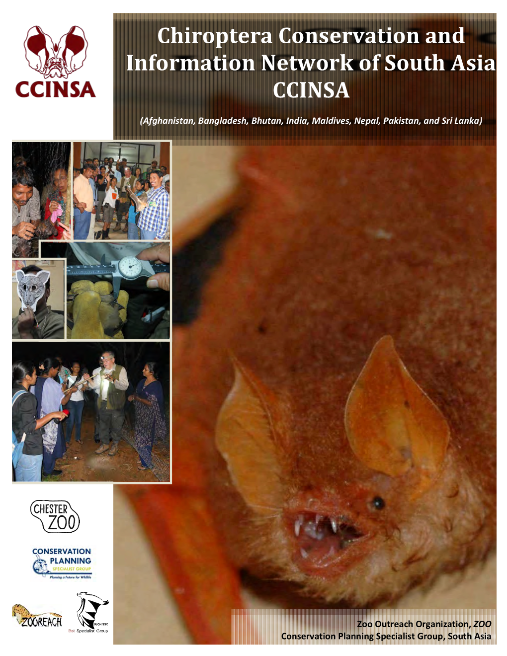 Chiroptera Conservation and Information Network of South Asia - CCINSA (Afghanistan, Bangladesh, Bhutan, India, Maldives, Nepal, Pakistan and Sri Lanka)