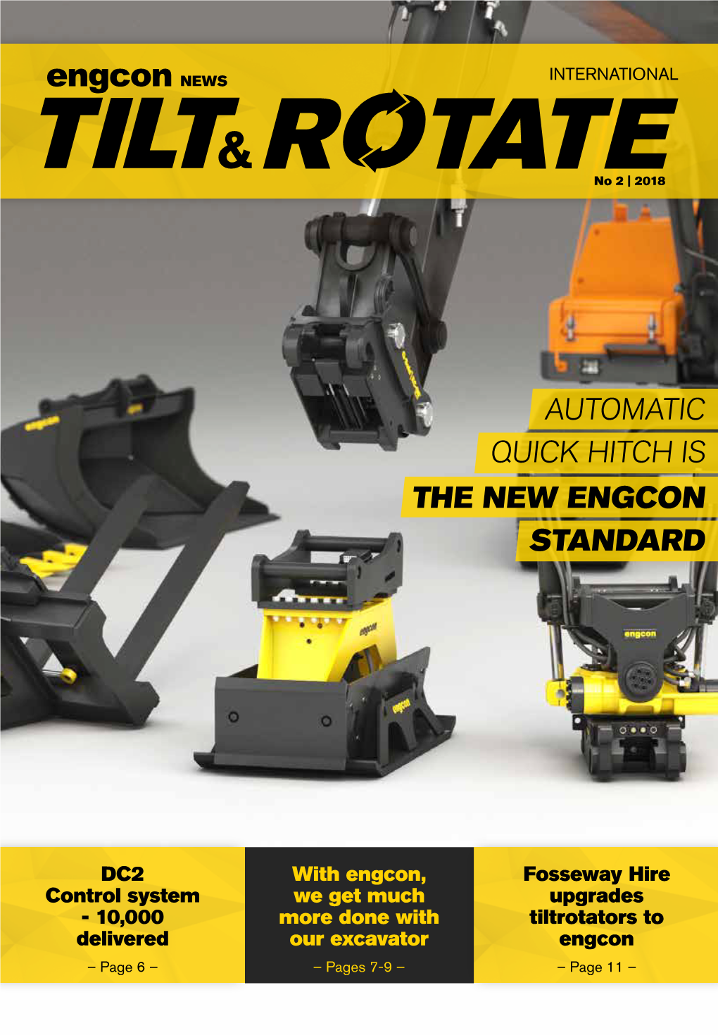 The New Engcon Automatic Standard Quick Hitch Is