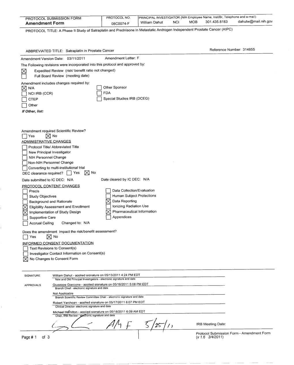 Study Protocol and Informed Consent Form