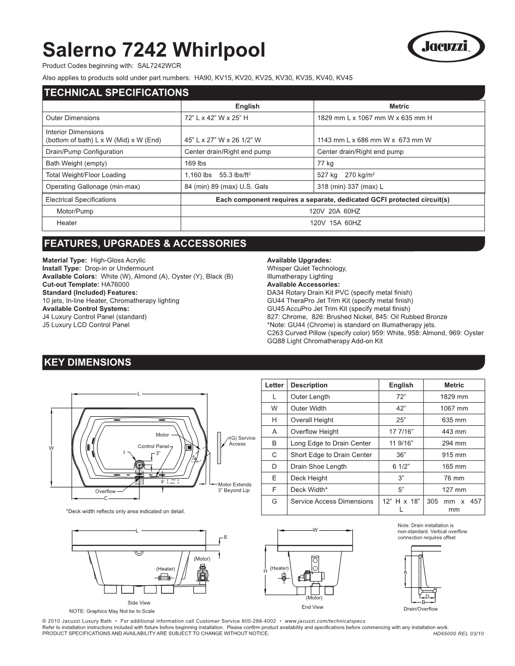 Salerno 7242 Whirlpool