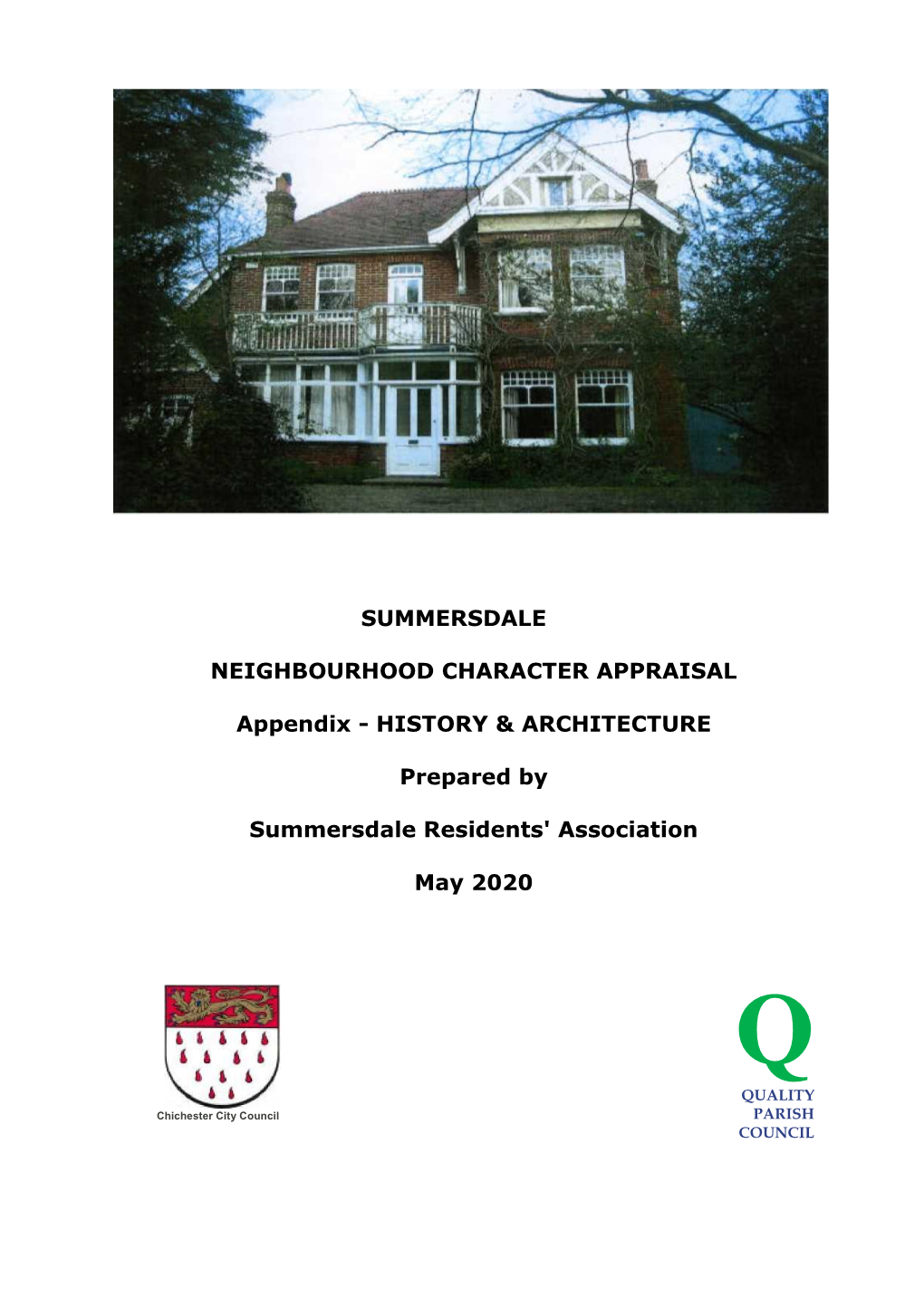 Summersdale Neighbourhood Character Appraisal Final Document F