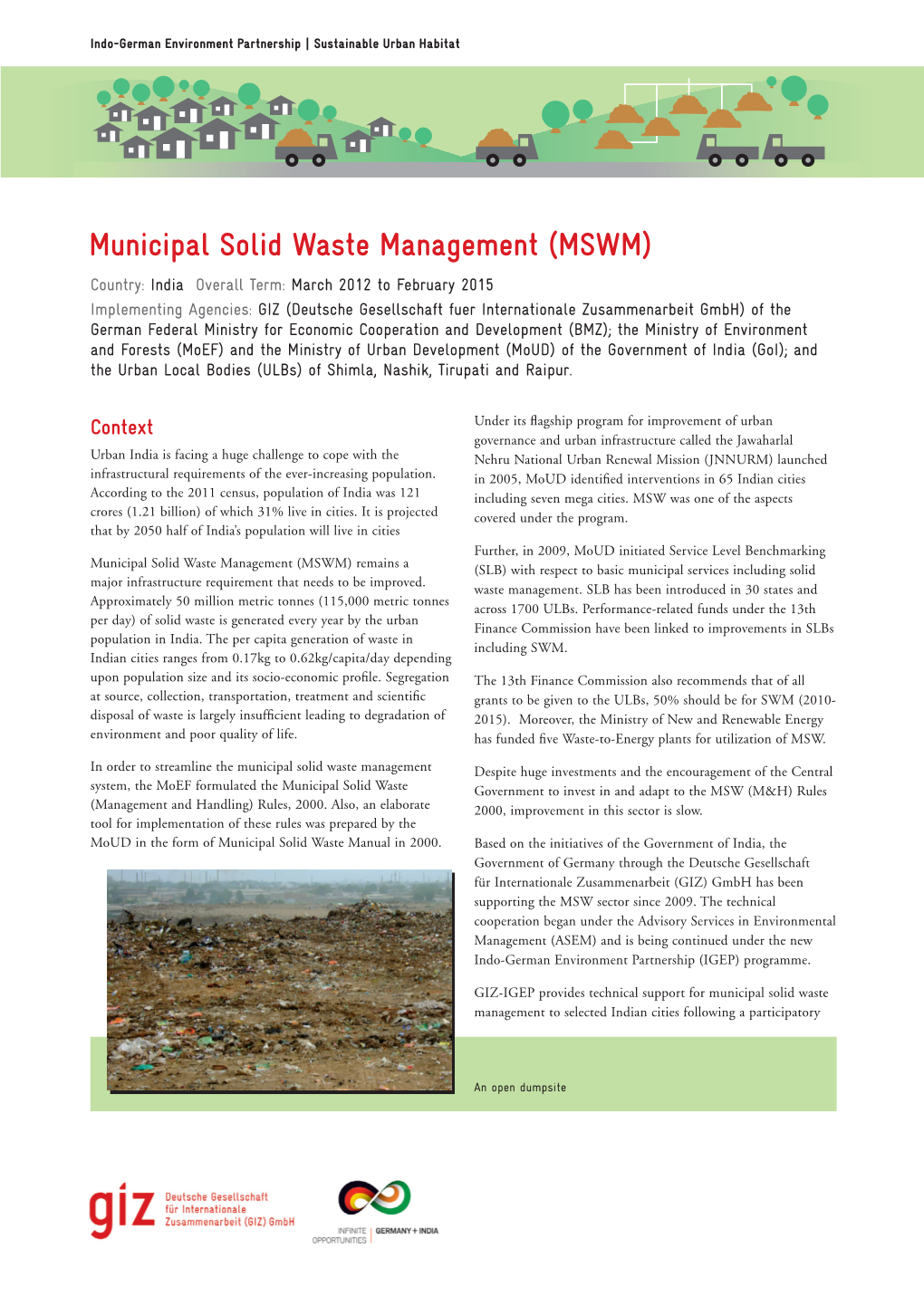 Municipal Solid Waste Management (MSWM)