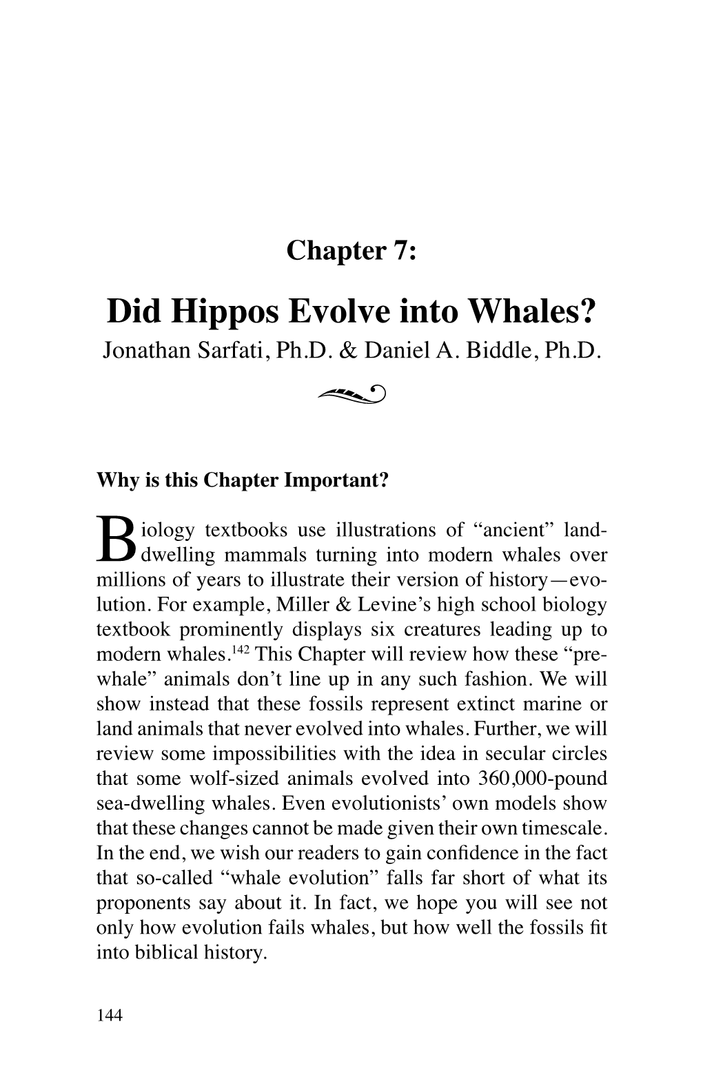 Whale Evolution” Falls Far Short of What Its Proponents Say About It