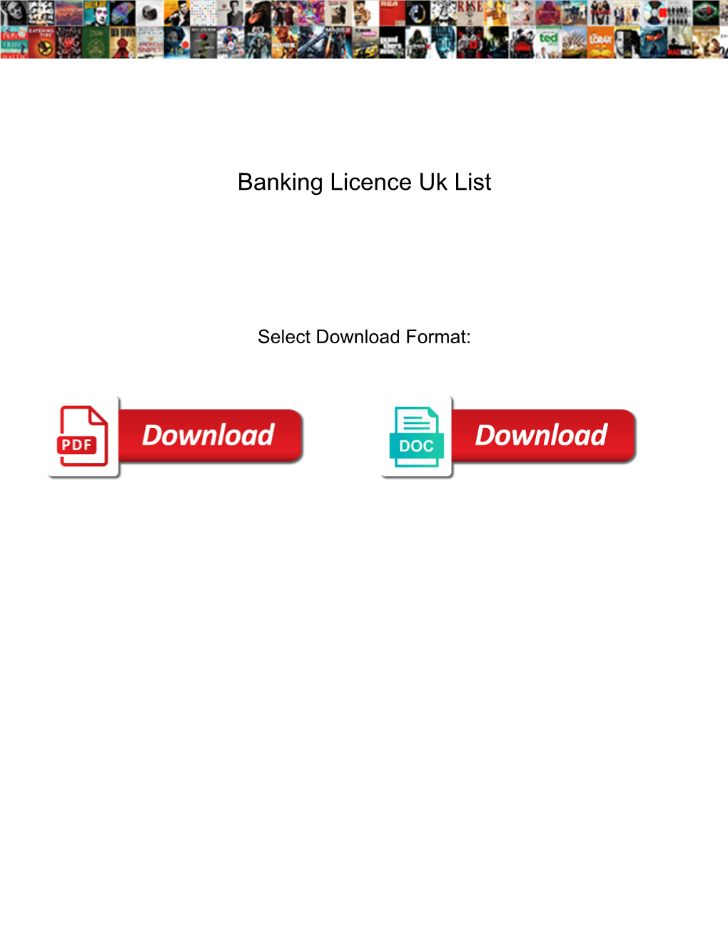 Banking Licence Uk List