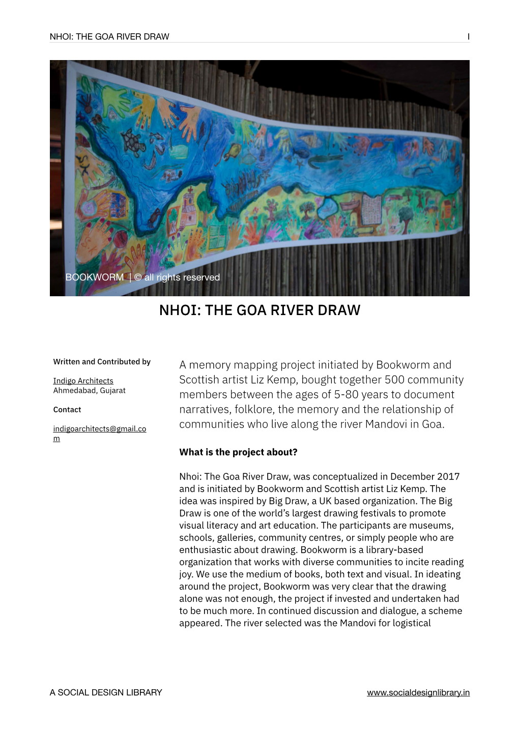 Nhoi: the Goa River Draw I