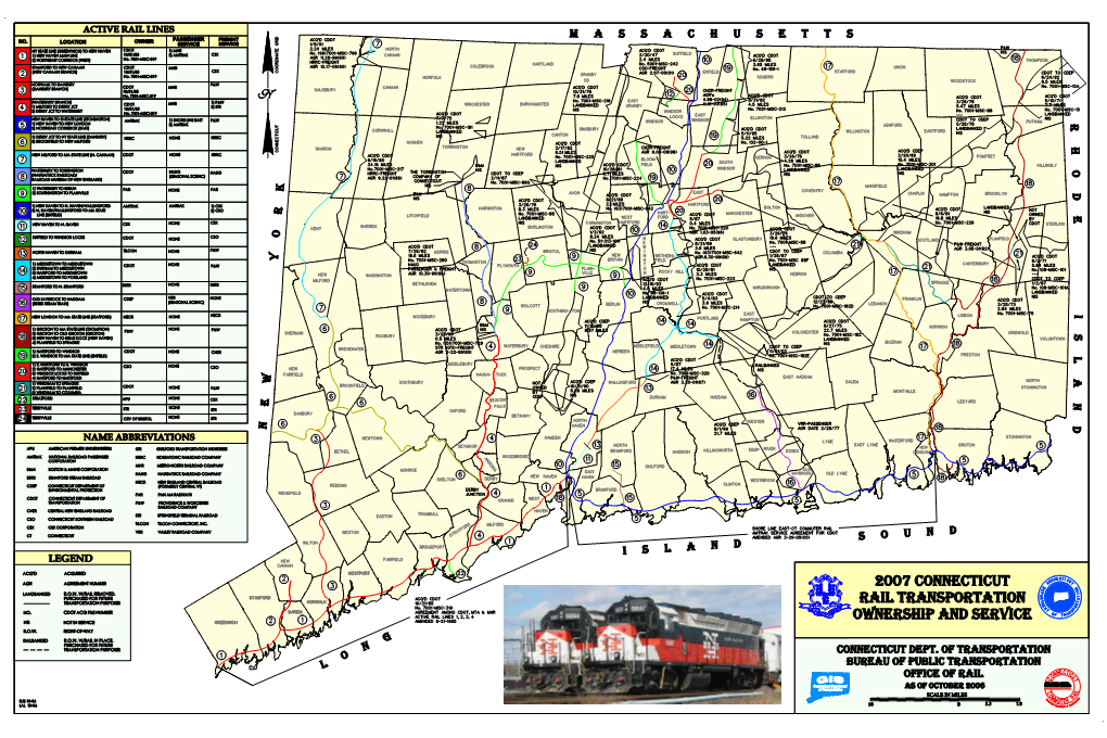 2007 Connecticut Rail Transportation Ownership