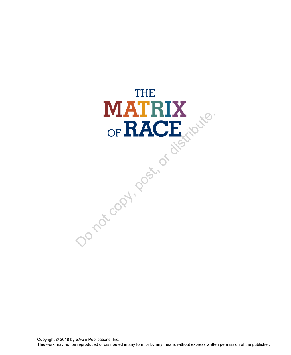 Matrix of Race