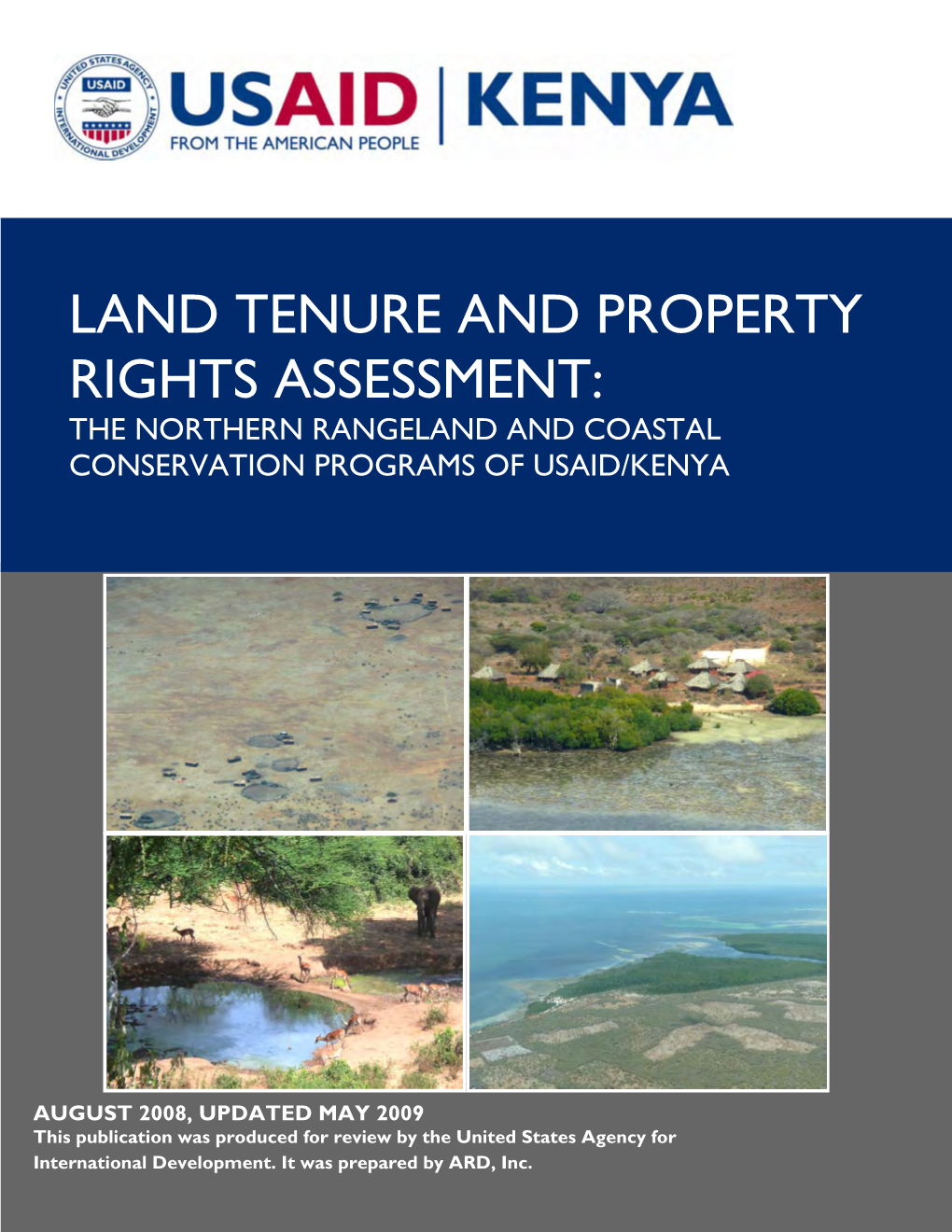 Land Tenure and Property Rights Assessment 2009