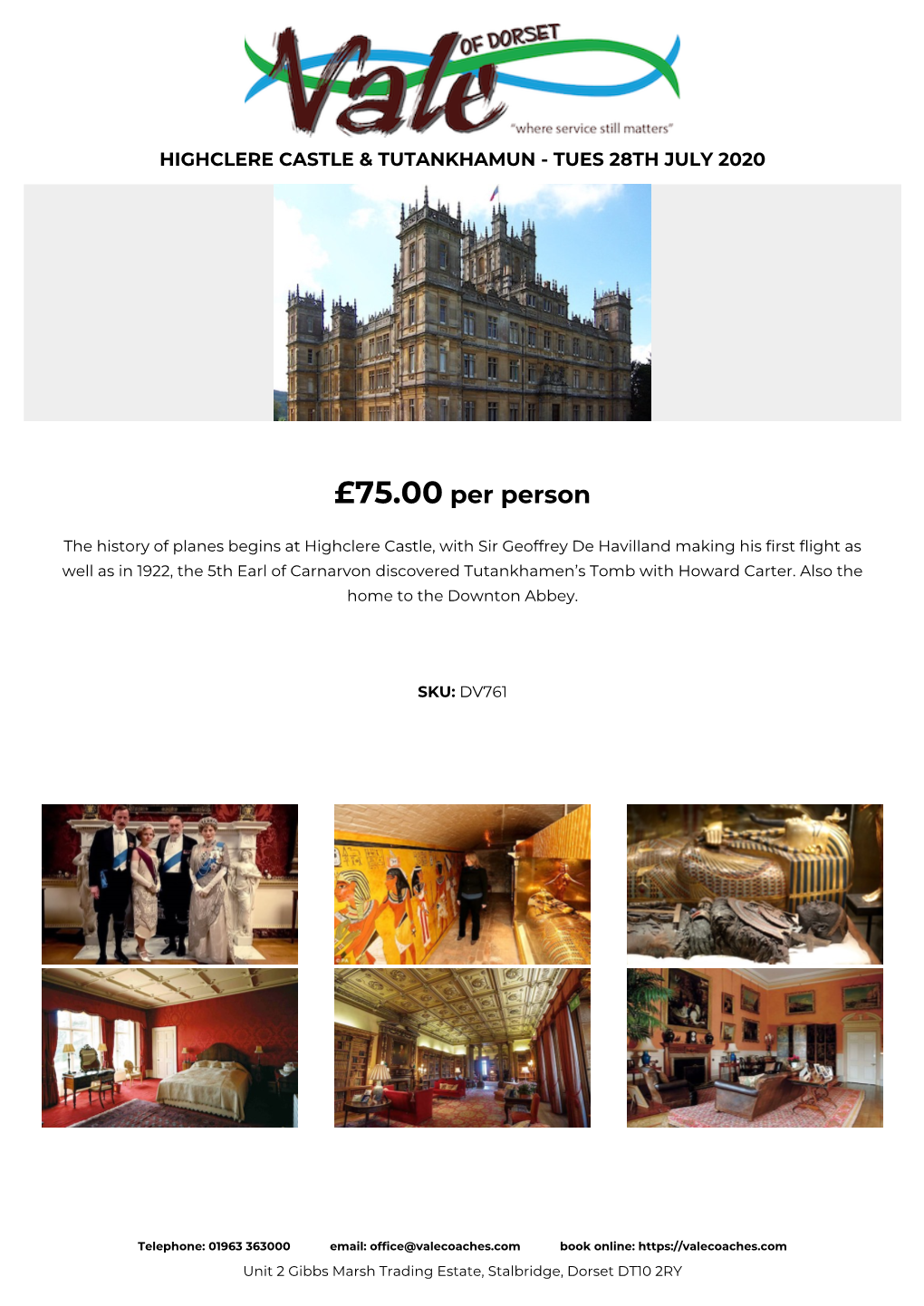 £75.00 Per Person